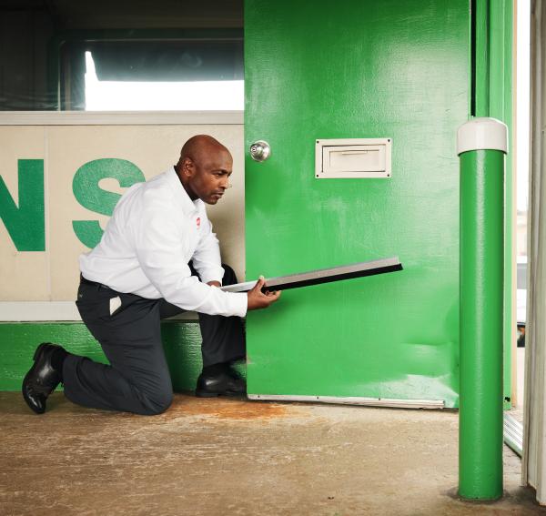 Orkin Pro conducting an inspection