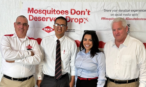 Dallas Orkin team blood donation